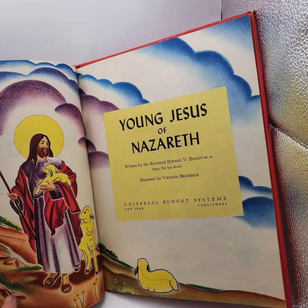 Young Jesus of Nazareth Rev Edward Dailey HC DJ Catholic Children Book‎ 1945
